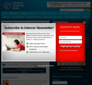 intercer-adventist-newslettter-popup