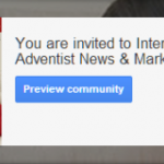 Intercer Adventist News & Marketplace Google Plus Community