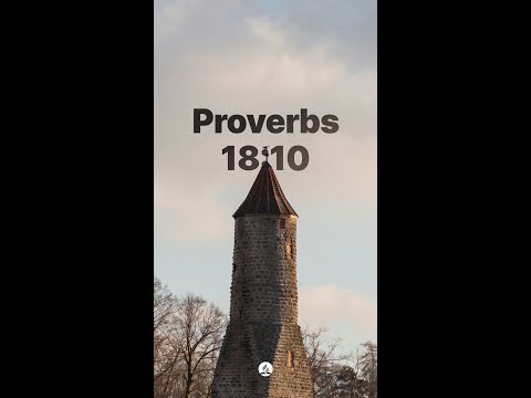 Proverbs 18:10 (NIV)