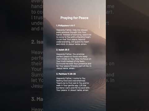 3 Prayers for Someone Who Needs Peace