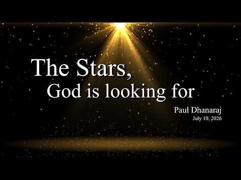 Vespers | July 10, 2026, | The Stars, God is looki&hellip;