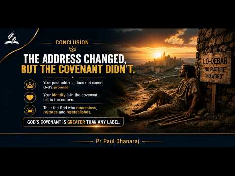 The Address Changed, But the Covenant Didn’t