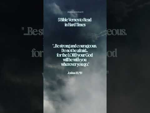 5 Bible Verses to Comfort You in Hard Times