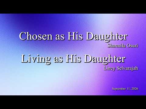 Vespers | Sep 11, 2026, | Daughter First
